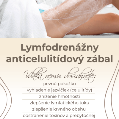 LYMFO - ANTICELULITÍDNE ZÁBALY